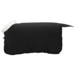vidaXL Plášť pre kone Čierna 75 cm Polárna fleece – Obrázok 4