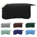 vidaXL Plášť pre kone Čierna 85 cm Polárna fleece – Obrázok 2