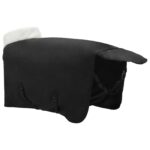 vidaXL Plášť pre kone Čierna 85 cm Polárna fleece – Obrázok 5