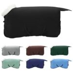 vidaXL Plášť pre kone Čierna 135 cm Polárna fleece – Obrázok 2