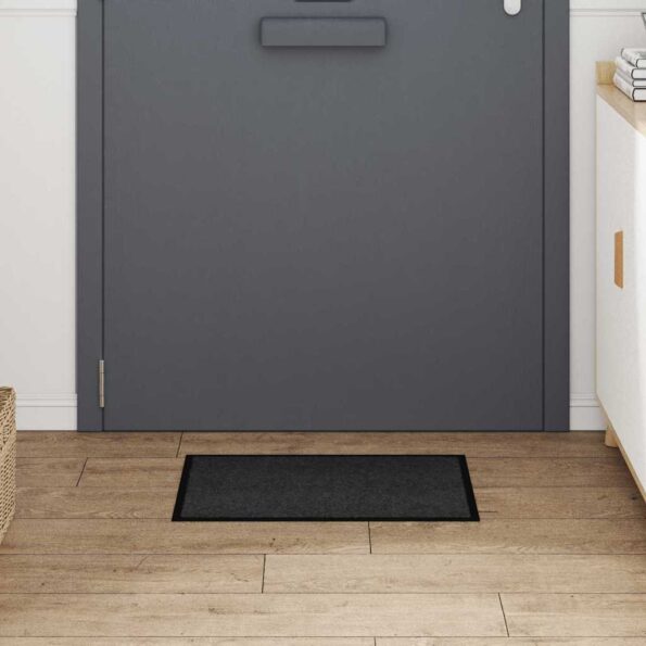 vidaXL Rohož Antracit 60 x 40 x 1.2 cm Teddy látka – Obrázok 3