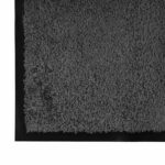 vidaXL Rohož Antracit 60 x 40 x 1.2 cm Teddy látka – Obrázok 4