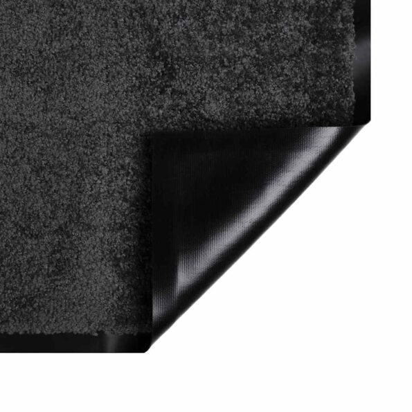 vidaXL Rohož Antracit 60 x 40 x 1.2 cm Teddy látka – Obrázok 5