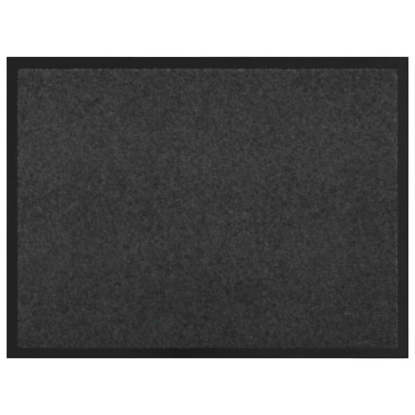 vidaXL Rohož Antracit 60 x 40 x 1.2 cm Teddy látka – Obrázok 2