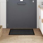 vidaXL Rohož Antracit 60 x 40 x 1.2 cm Teddy látka – Obrázok 3