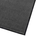 vidaXL Rohož Antracit 60 x 40 x 1.2 cm Teddy látka – Obrázok 4