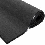 vidaXL Rohož Antracit 60 x 40 x 1.2 cm Teddy látka – Obrázok 5