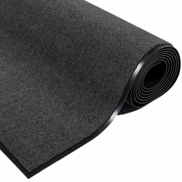 vidaXL Rohož Antracit 60 x 40 x 1.2 cm Teddy látka – Obrázok 5