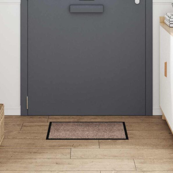 vidaXL Rohož Béžová 40 x 60 cm Teddy látka – Obrázok 3