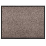 vidaXL Rohož Béžová 60 x 80 cm Teddy látka – Obrázok 2