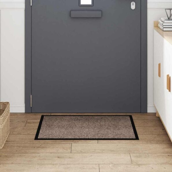 vidaXL Rohož Béžová 60 x 80 cm Teddy látka – Obrázok 3