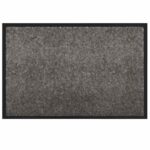 vidaXL Rohož Svetlosivá 60 x 40 x 1.2 cm Teddy látka – Obrázok 2