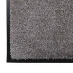 vidaXL Rohož Svetlosivá 60 x 40 x 1.2 cm Teddy látka – Obrázok 4