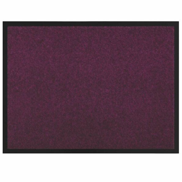 vidaXL Rohož Bordová 60 x 40 x 1.2 cm Teddy látka – Obrázok 2