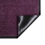 vidaXL Rohož Bordová 60 x 40 x 1.2 cm Teddy látka – Obrázok 5