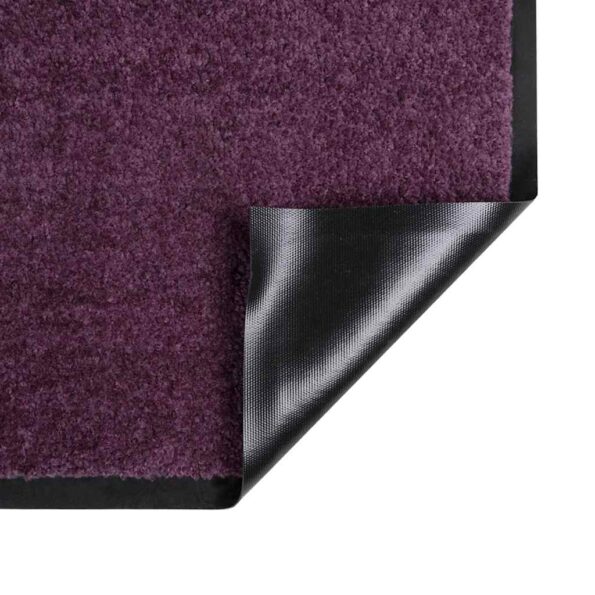 vidaXL Rohož Bordová 60 x 40 x 1.2 cm Teddy látka – Obrázok 5