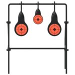 vidaXL Terč na streľbu Čierna 40 x 34 x 53 cm Oceľ – Obrázok 4