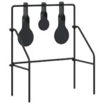 vidaXL Terč na streľbu Čierna 40 x 34 x 53 cm Oceľ – Obrázok 6