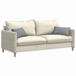 vidaXL Vankúše na pohovku 2 pcs Svetlosivá 50 x 30 cm látka – Obrázok 3