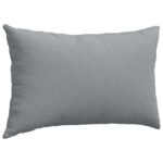 vidaXL Vankúše na pohovku 2 pcs Svetlosivá 50 x 30 cm látka – Obrázok 5