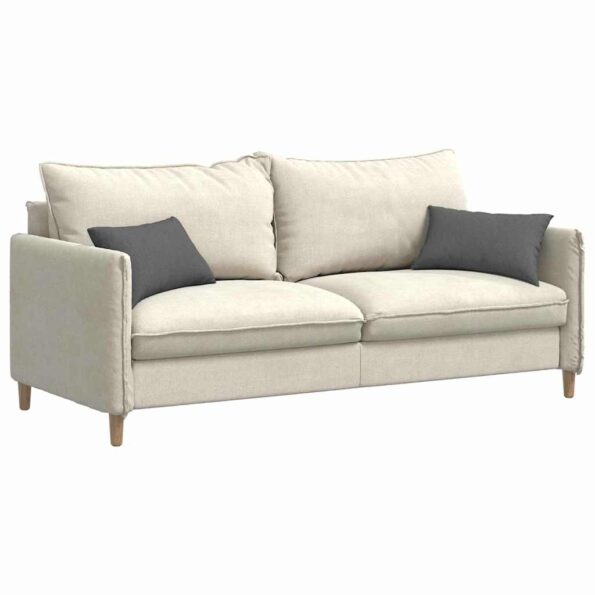 vidaXL Vankúše na pohovku 2 pcs Tmavo šedá 50 x 30 cm látka – Obrázok 3