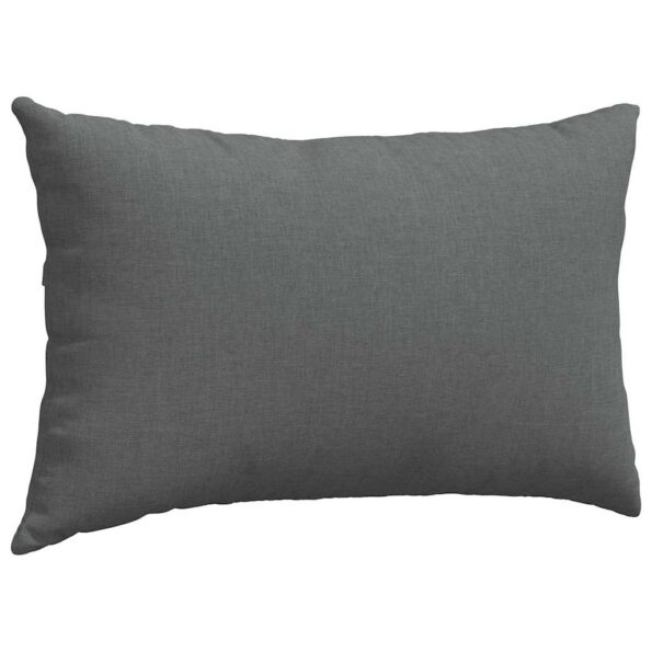 vidaXL Vankúše na pohovku 2 pcs Tmavo šedá 50 x 30 cm látka – Obrázok 5