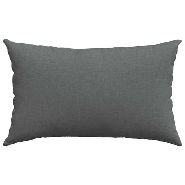 vidaXL Vankúše na pohovku 2 pcs Tmavo šedá 50 x 30 cm látka – Obrázok 6