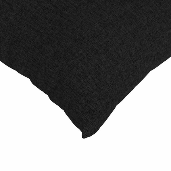 vidaXL Vankúše na pohovku 2 pcs Čierna 50 x 30 cm látka – Obrázok 7