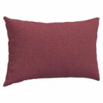 vidaXL Vankúše na pohovku 2 pcs Víno červené 50 x 30 cm látka – Obrázok 5