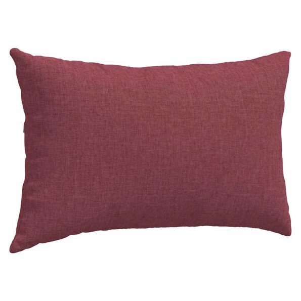 vidaXL Vankúše na pohovku 2 pcs Víno červené 50 x 30 cm látka – Obrázok 5