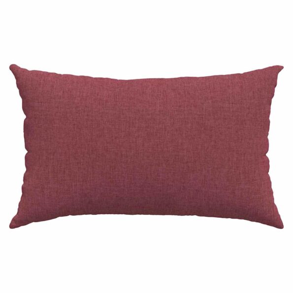 vidaXL Vankúše na pohovku 2 pcs Víno červené 50 x 30 cm látka – Obrázok 6