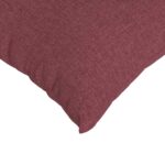 vidaXL Vankúše na pohovku 2 pcs Víno červené 50 x 30 cm látka – Obrázok 7