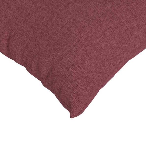 vidaXL Vankúše na pohovku 2 pcs Víno červené 50 x 30 cm látka – Obrázok 7