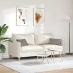 vidaXL Vankúše na pohovku 2 pcs Sivohnedá 50 x 30 cm látka – Obrázok 4