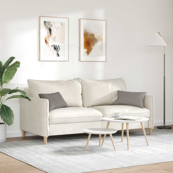 vidaXL Vankúše na pohovku 2 pcs Sivohnedá 50 x 30 cm látka – Obrázok 4