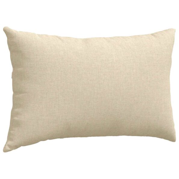 vidaXL Vankúše na pohovku 2 pcs Krémová 50 x 30 cm látka – Obrázok 5