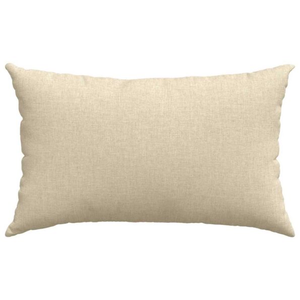 vidaXL Vankúše na pohovku 2 pcs Krémová 50 x 30 cm látka – Obrázok 6
