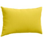 vidaXL Vankúše na pohovku 2 pcs Svetložltá 50 x 30 cm látka – Obrázok 5