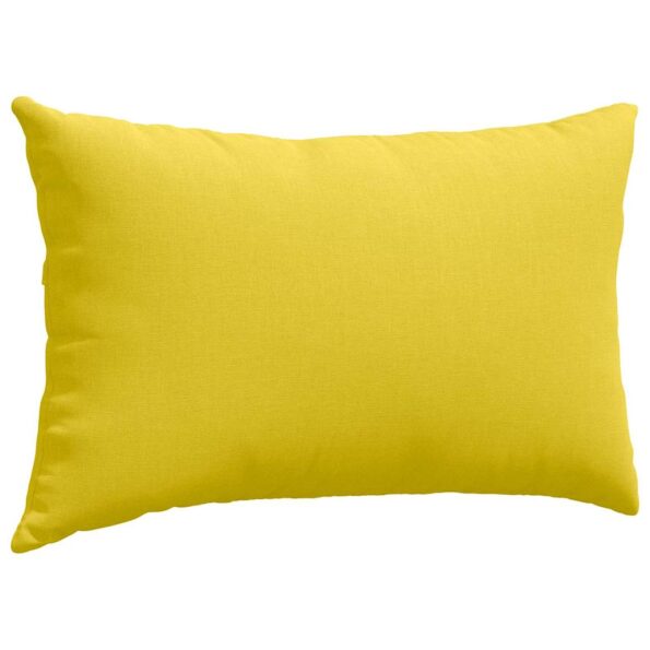 vidaXL Vankúše na pohovku 2 pcs Svetložltá 50 x 30 cm látka – Obrázok 5