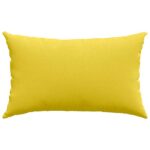 vidaXL Vankúše na pohovku 2 pcs Svetložltá 50 x 30 cm látka – Obrázok 6