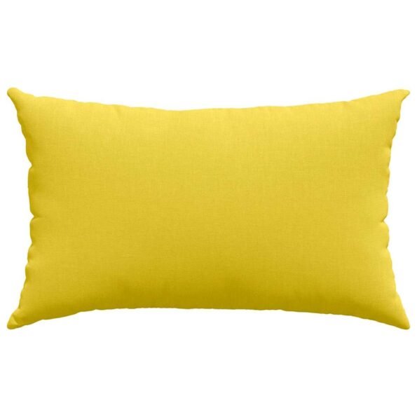 vidaXL Vankúše na pohovku 2 pcs Svetložltá 50 x 30 cm látka – Obrázok 6