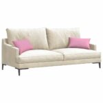 vidaXL Vankúše na pohovku 2 pcs Ružová 50 x 30 cm látka – Obrázok 3