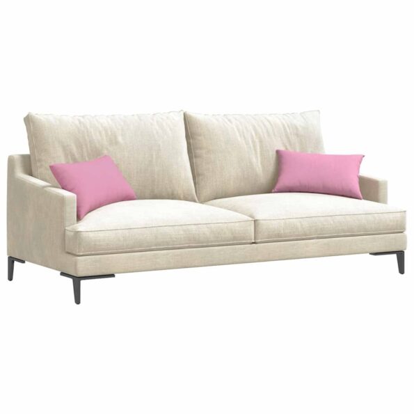 vidaXL Vankúše na pohovku 2 pcs Ružová 50 x 30 cm látka – Obrázok 3