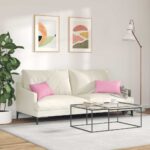 vidaXL Vankúše na pohovku 2 pcs Ružová 50 x 30 cm látka – Obrázok 4
