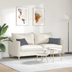 vidaXL Vankúše na pohovku 2 pcs Tmavo šedá 50 x 30 cm – Obrázok 4