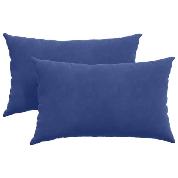 vidaXL Vankúše na pohovku 2 pcs Policajná modrá 50 x 30 cm – Obrázok 2