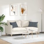 vidaXL Vankúše na pohovku 2 pcs Tmavo šedá 60 x 40 cm – Obrázok 4