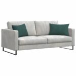vidaXL Vankúše na pohovku 2 pcs Tmavozelená 60 x 40 cm – Obrázok 3