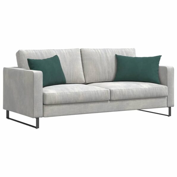vidaXL Vankúše na pohovku 2 pcs Tmavozelená 60 x 40 cm – Obrázok 3