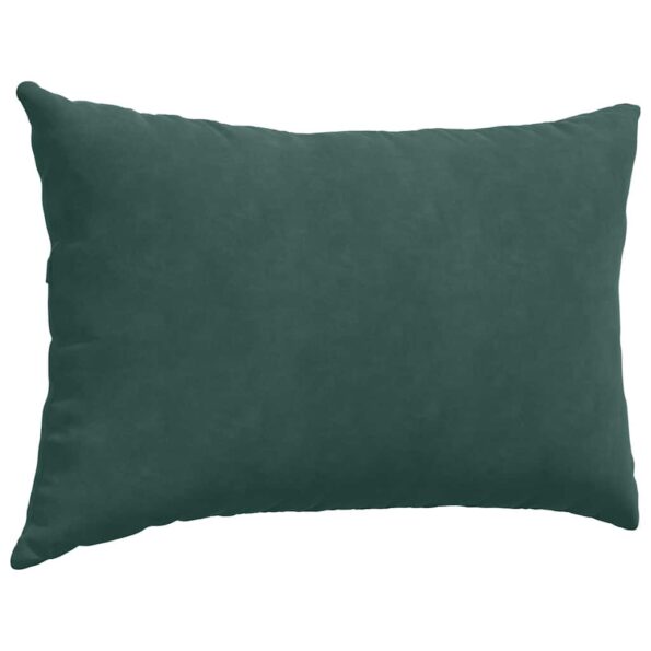 vidaXL Vankúše na pohovku 2 pcs Tmavozelená 60 x 40 cm – Obrázok 5